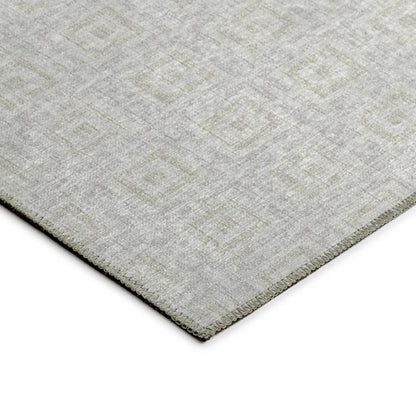 Indoor/Outdoor Marlo MO1 Linen Washable 3' x 5' Rug