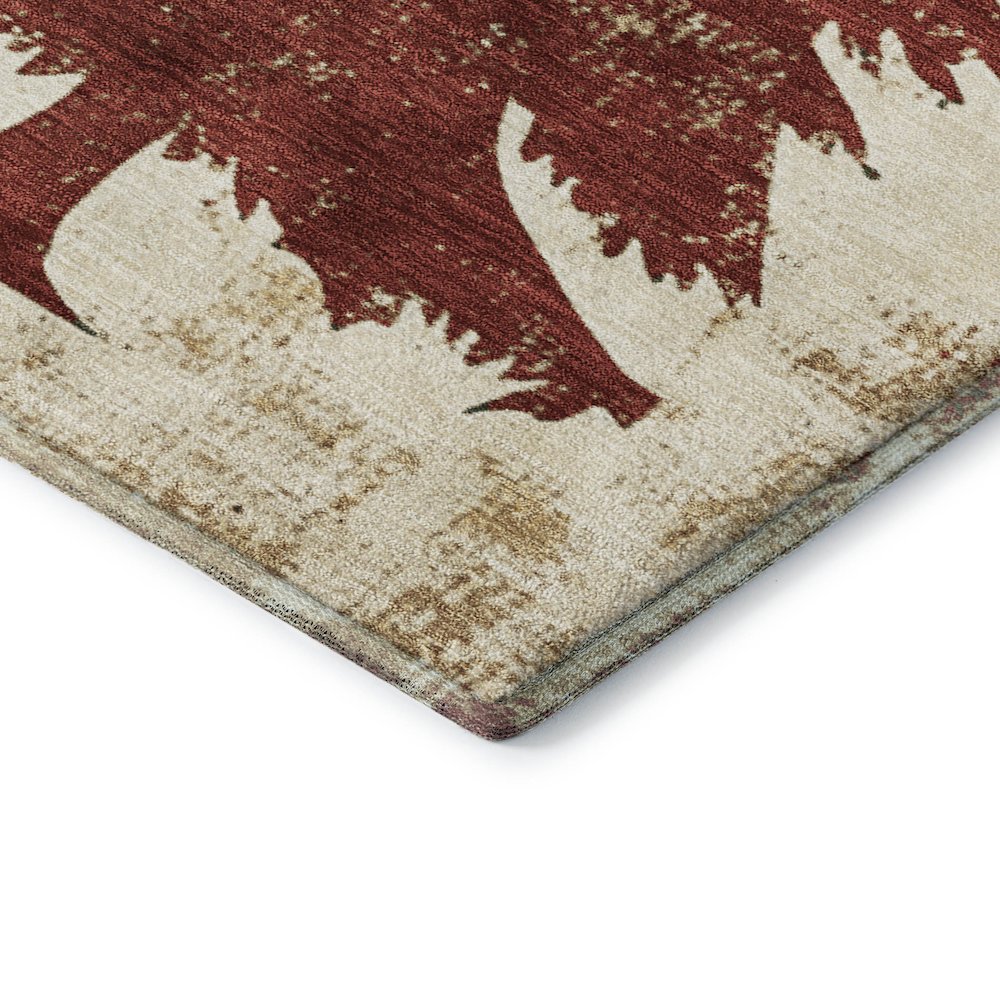 Luxury Washable Indoor/Outdoor Merry & Bright Ivory 8' x 10' Rug