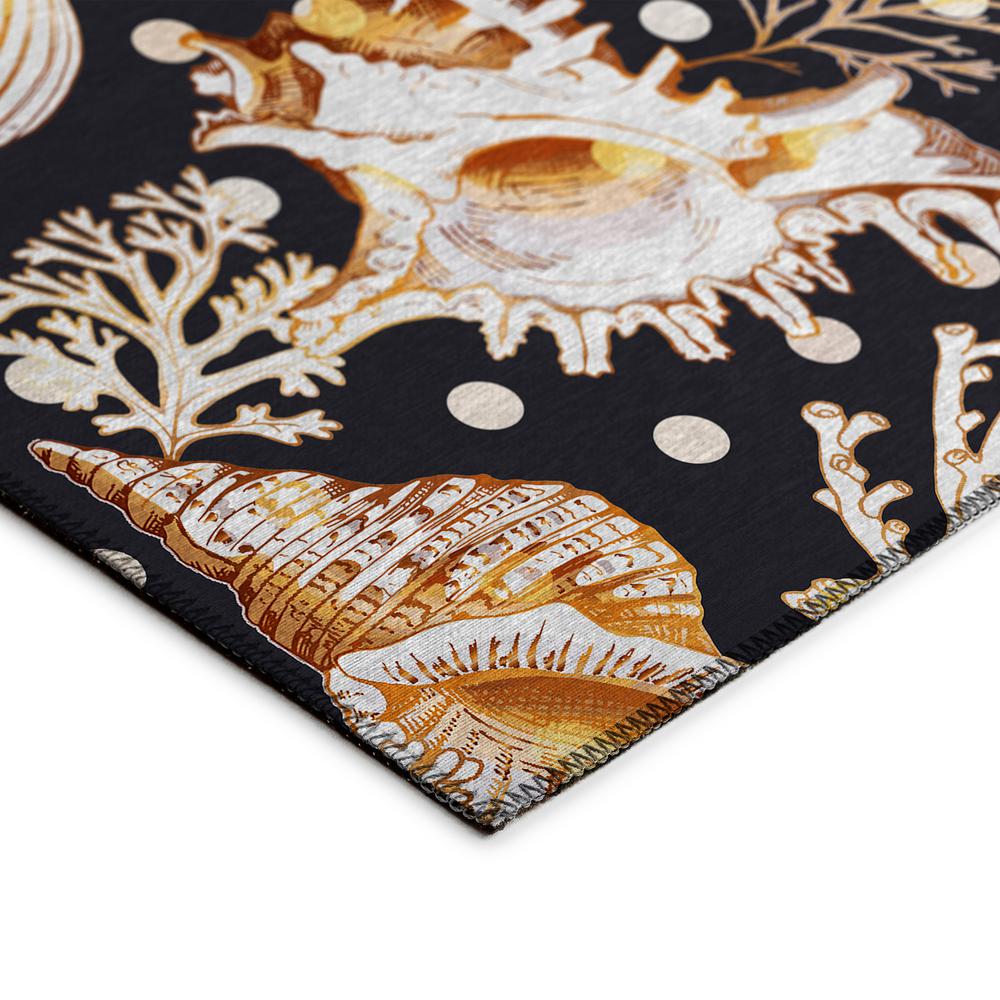 Indoor/Outdoor Surfside ASR36 Midnight Washable 8' x 10' Rug
