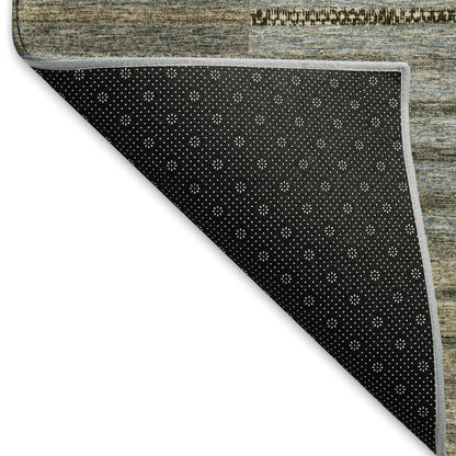Machine Washable Indoor/Outdoor Neo Taupe 8' x 10' Rug