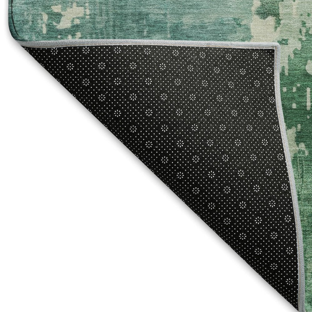 Machine Washable Indoor/Outdoor Pacifica Emerald 8' x 10' Rug