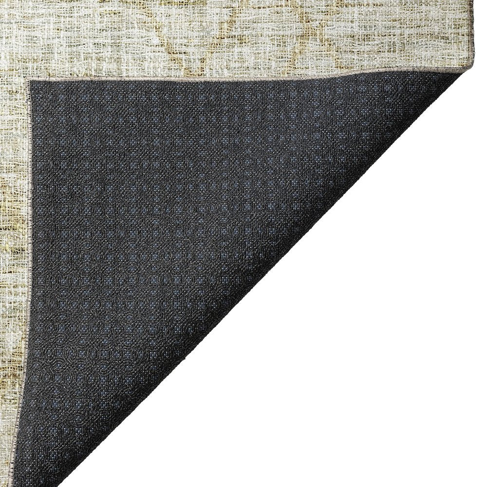 Luxury Washable Indoor/Outdoor Portico Wheat 8' x 10' Rug