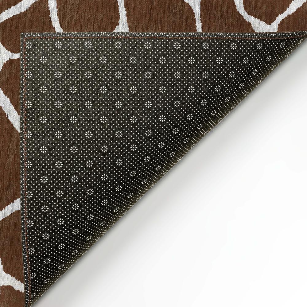 Indoor/Outdoor Mali ML4 Chocolate Washable 3' x 5' Rug