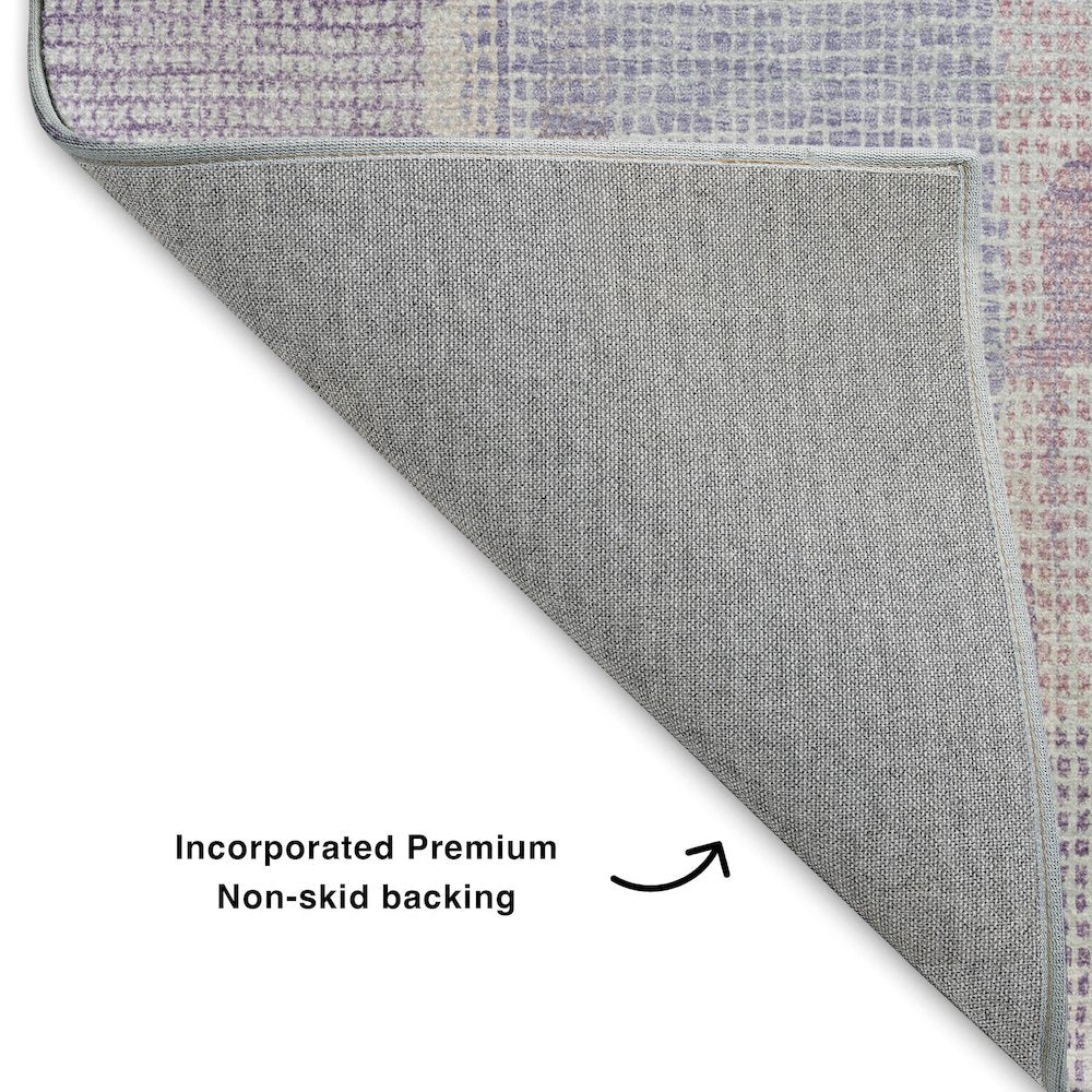 Luxury Washable Indoor/Outdoor Ravenna Lavender 8' x 10' Rug