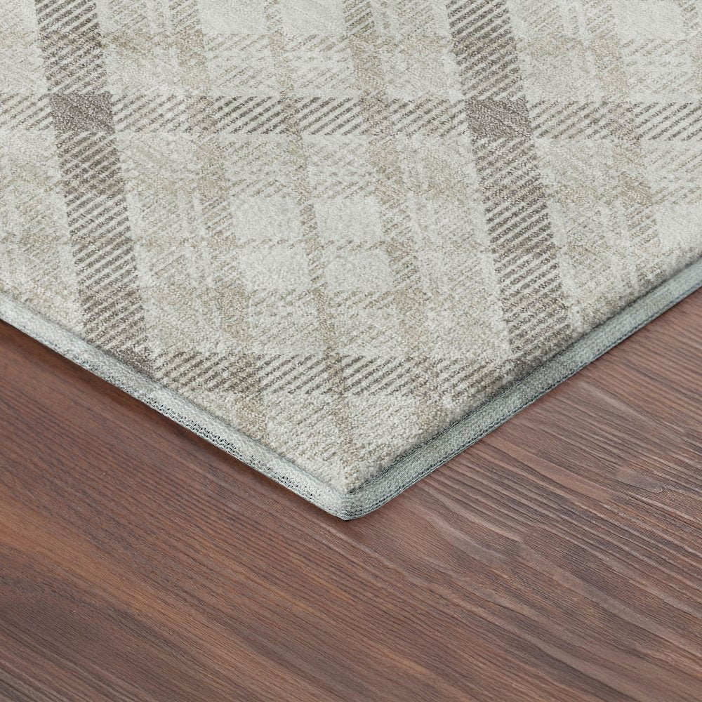 Luxury Washable Indoor/Outdoor Soft Essentials SE3 Ivory 8' x 10' Rug