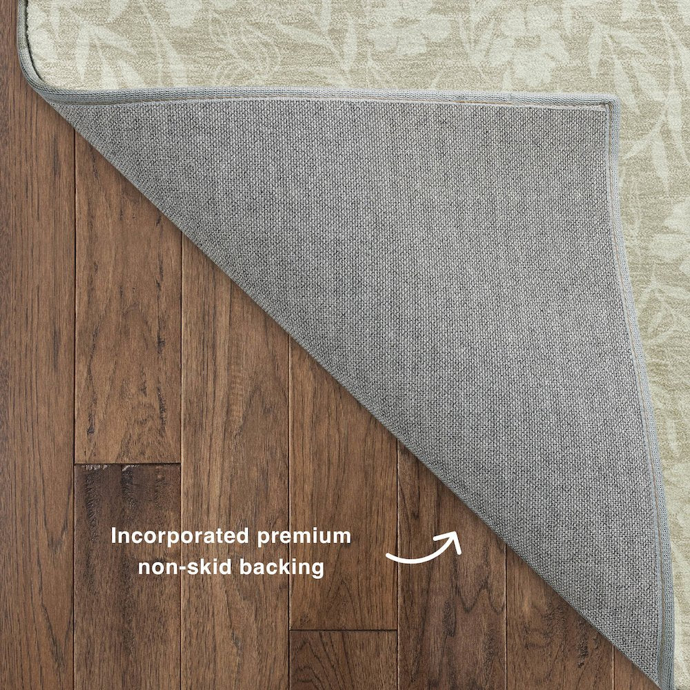 Luxury Washable Indoor/Outdoor Soft Essentials SE4 Brown 8' x 10' Rug