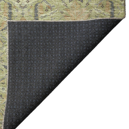 Luxury Washable Indoor/Outdoor Solace Aloe 8' x 10' Rug