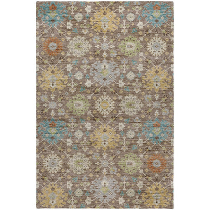 Indoor/Outdoor Silk Road Mocha 10' x 14' Rug
