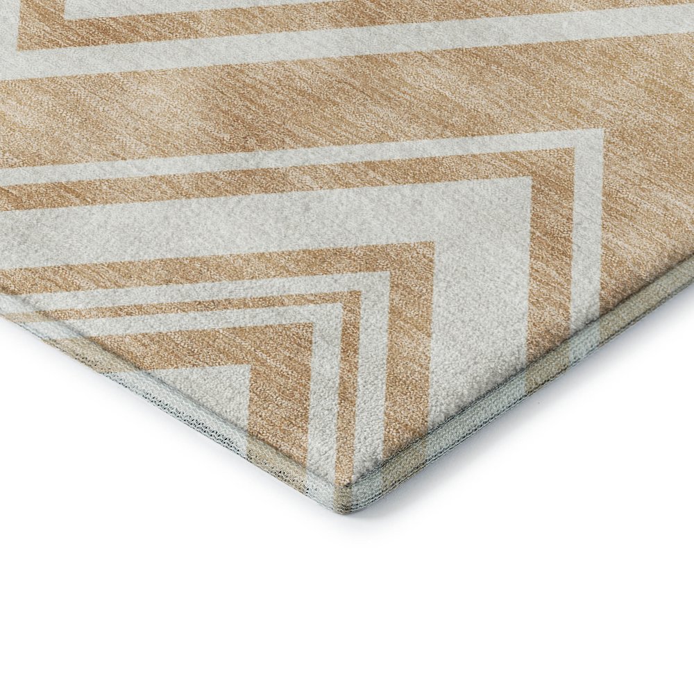 Luxury Washable Indoor/Outdoor The Reserve Peach 8' x 10' Rug