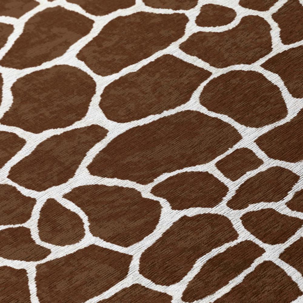 Indoor/Outdoor Mali ML4 Chocolate Washable 3' x 5' Rug