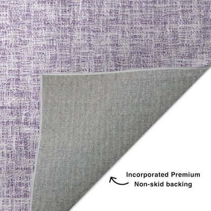 Luxury Washable Voyage VY1 Purple 8' x 10' Rug