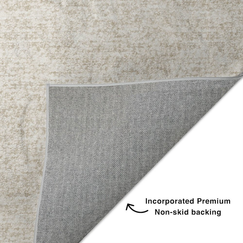 Luxury Washable Voyage VY2 Ivory 8' x 10' Rug