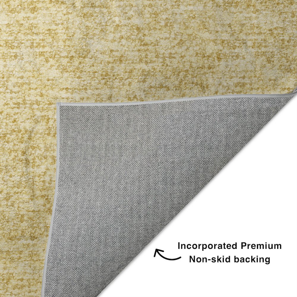 Luxury Washable Voyage VY2 Gold 8' x 10' Rug