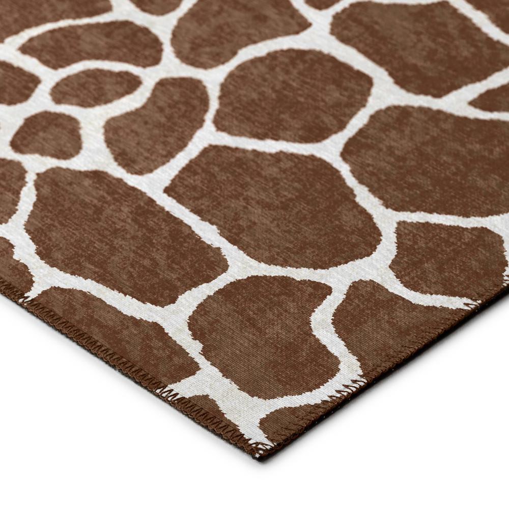Indoor/Outdoor Mali ML4 Chocolate Washable 3' x 5' Rug