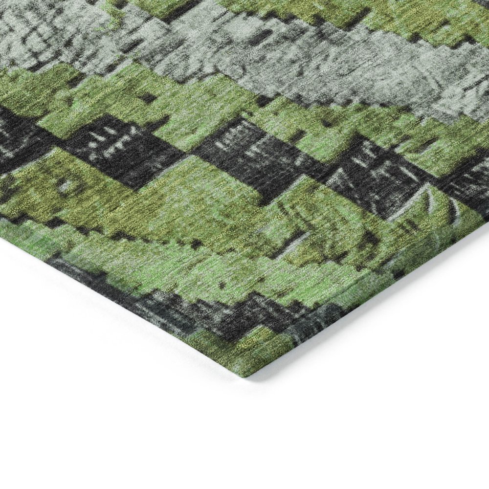 Machine Washable Indoor/Outdoor Chantille Aloe 9' x 12' Rug
