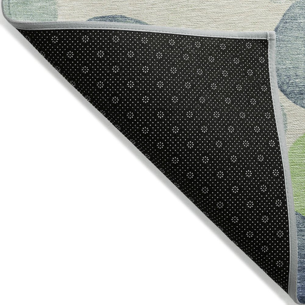 Machine Washable Indoor/Outdoor Chantille Navy 9' x 12' Rug