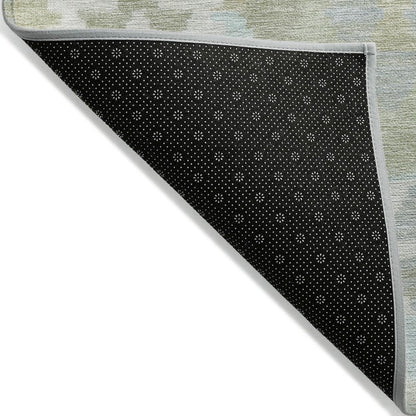 Machine Washable Indoor/Outdoor Chantille Sage 9' x 12' Rug