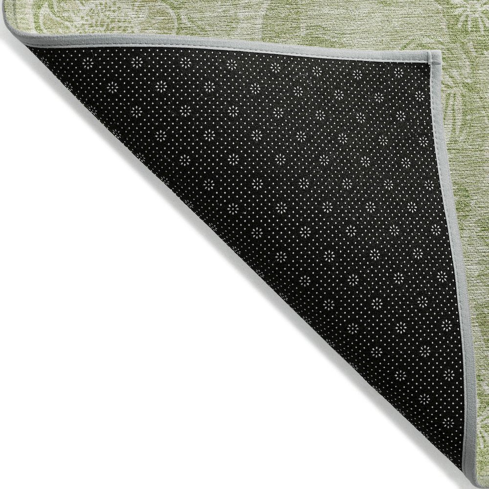 Machine Washable Indoor/Outdoor Chantille Sage 9' x 12' Rug