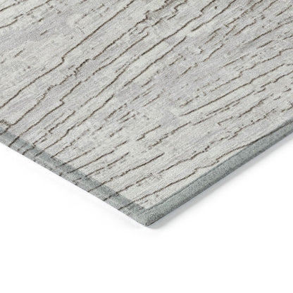 Machine Washable Indoor/Outdoor Chantille Taupe 9' x 12' Rug