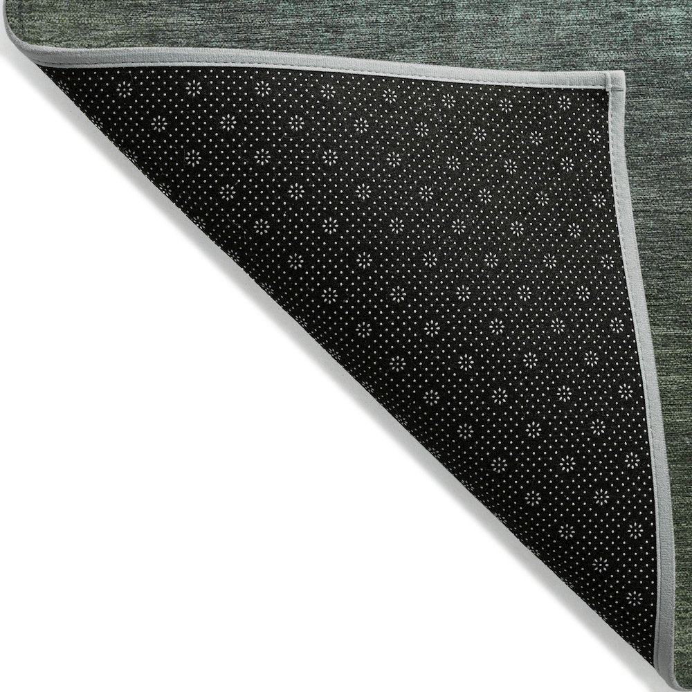 Machine Washable Indoor/Outdoor Chantille Seafoam 9' x 12' Rug