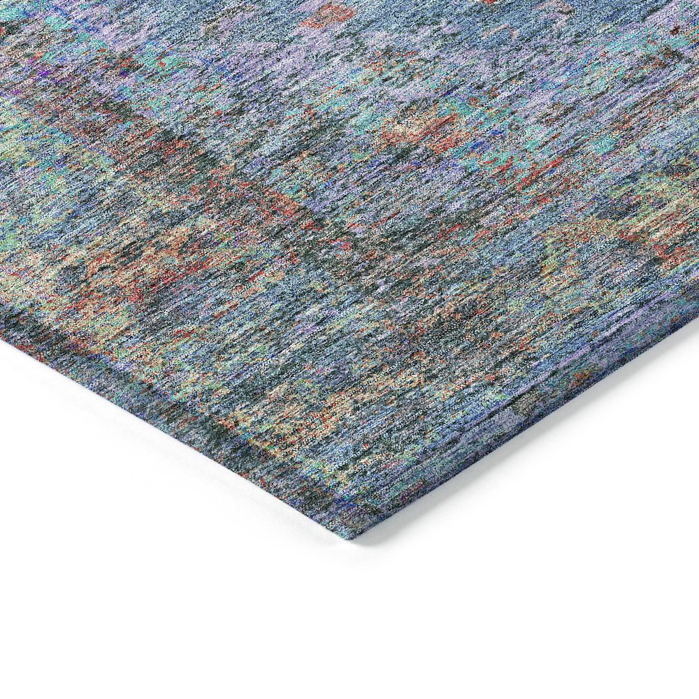 Machine Washable Indoor/Outdoor Chantille ACN2021 Blue 9' x 12' Rug