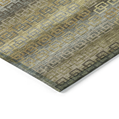 Machine Washable Indoor/Outdoor Chantille ACN2029 Wheat 9' x 12' Rug