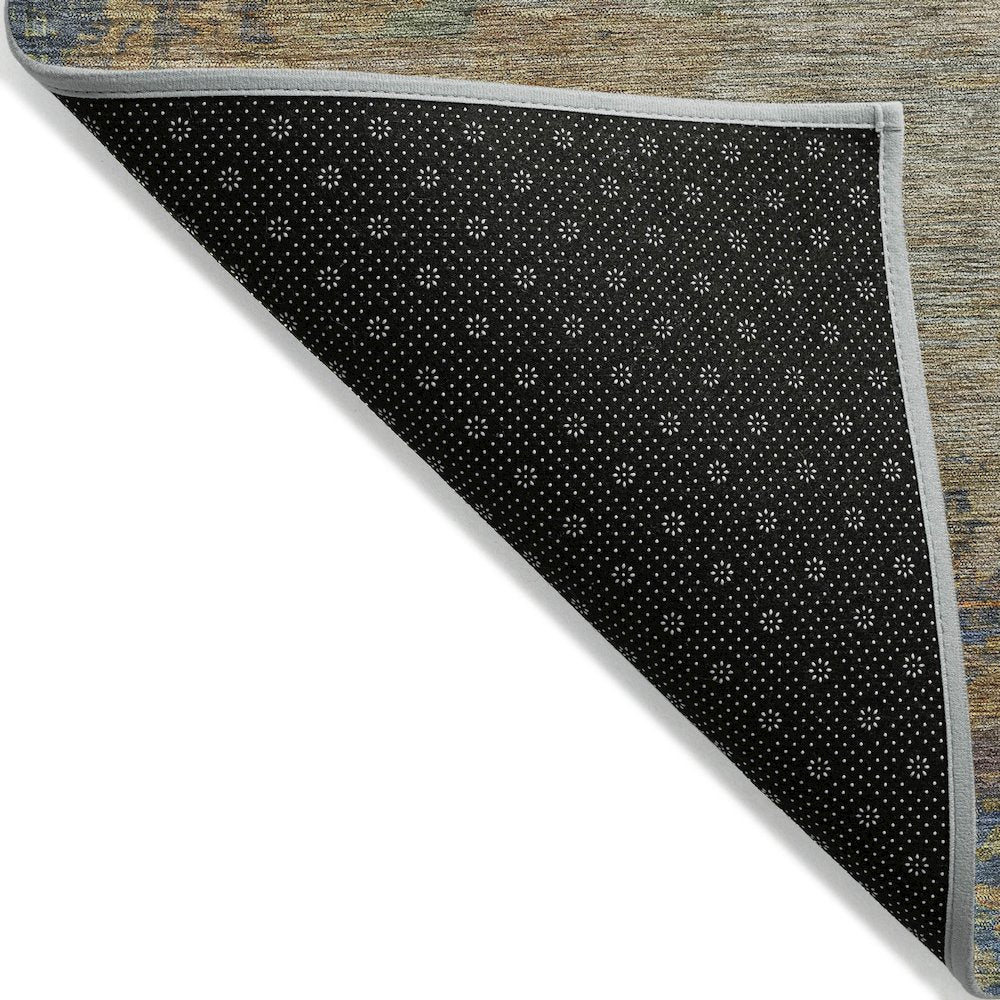Machine Washable Indoor/Outdoor Chantille ACN2067 Denim 9' x 12' Rug