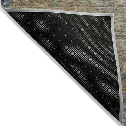 Machine Washable Indoor/Outdoor Chantille ACN2067 Denim 9' x 12' Rug