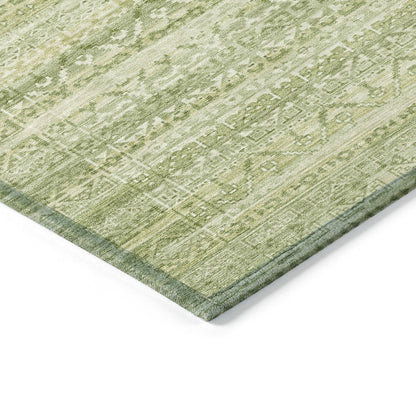Machine Washable Indoor/Outdoor Chantille ACN2101 Sage 9' x 12' Rug