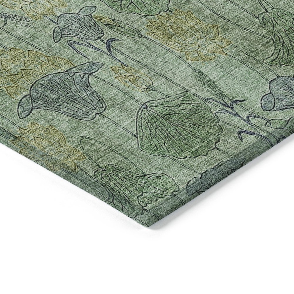 Machine Washable Indoor/Outdoor Chantille ACN2128 Aloe 9' x 12' Rug