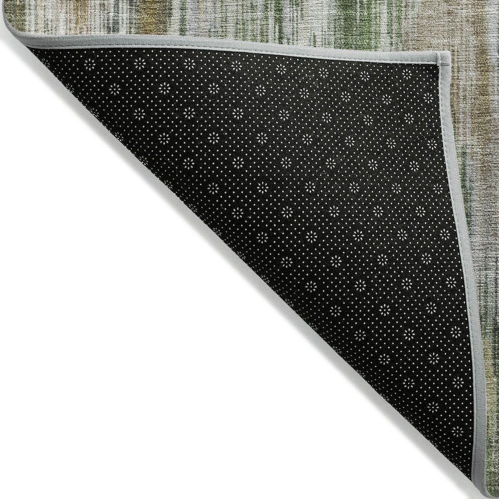 Machine Washable Indoor/Outdoor Chantille ACN2129 Brown 9' x 12' Rug