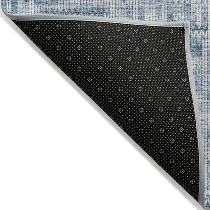 Machine Washable Indoor/Outdoor Chantille ACN2130 Blue 9' x 12' Rug