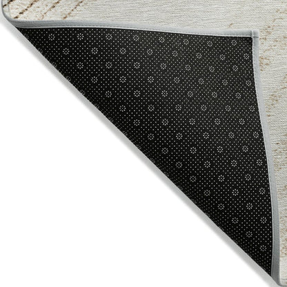 Machine Washable Indoor/Outdoor Chantille ACN2133 Brown 9' x 12' Rug