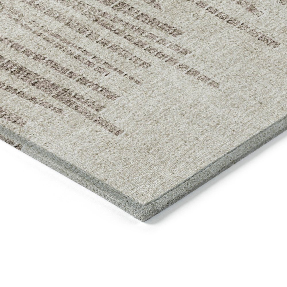 Machine Washable Indoor/Outdoor Chantille ACN2135 Brown 9' x 12' Rug