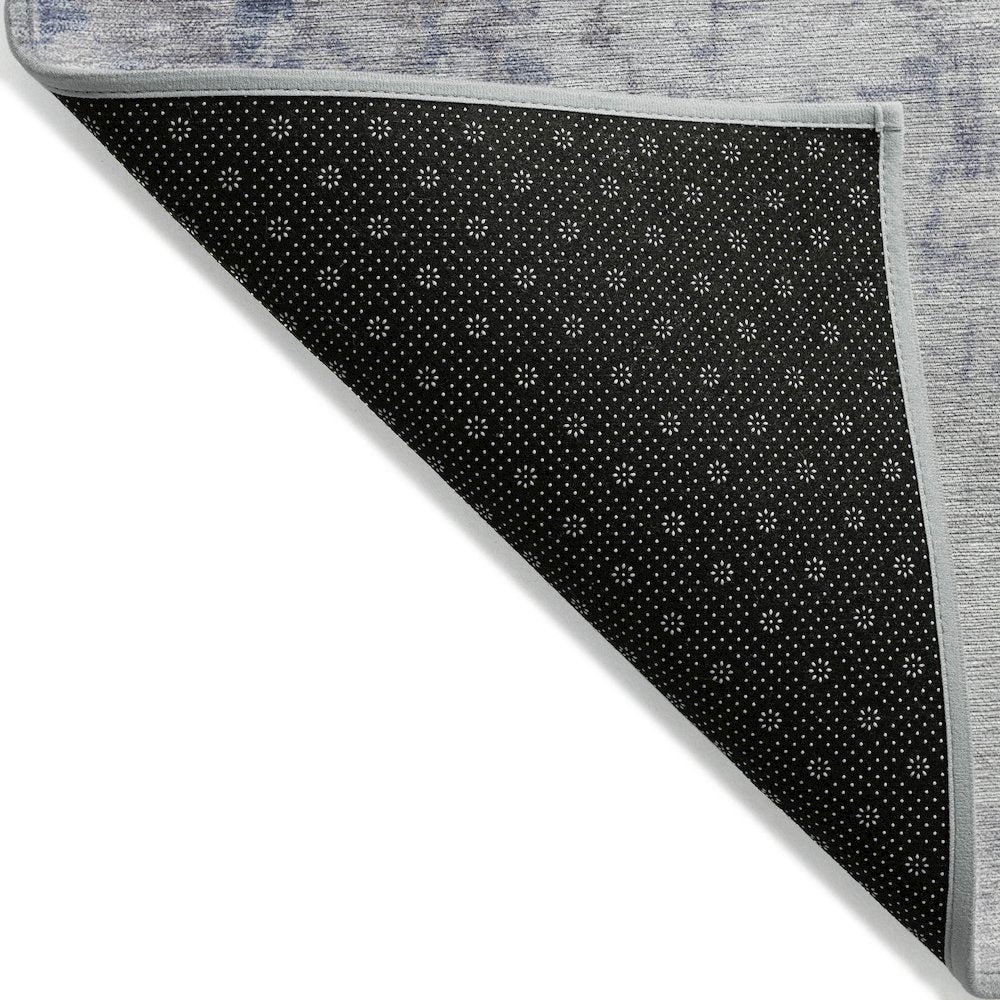 Machine Washable Indoor/Outdoor Chantille ACN2142 Denim 9' x 12' Rug