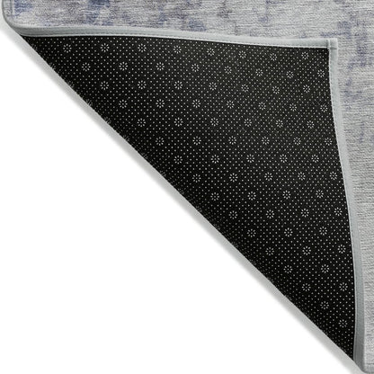 Machine Washable Indoor/Outdoor Chantille ACN2142 Denim 9' x 12' Rug