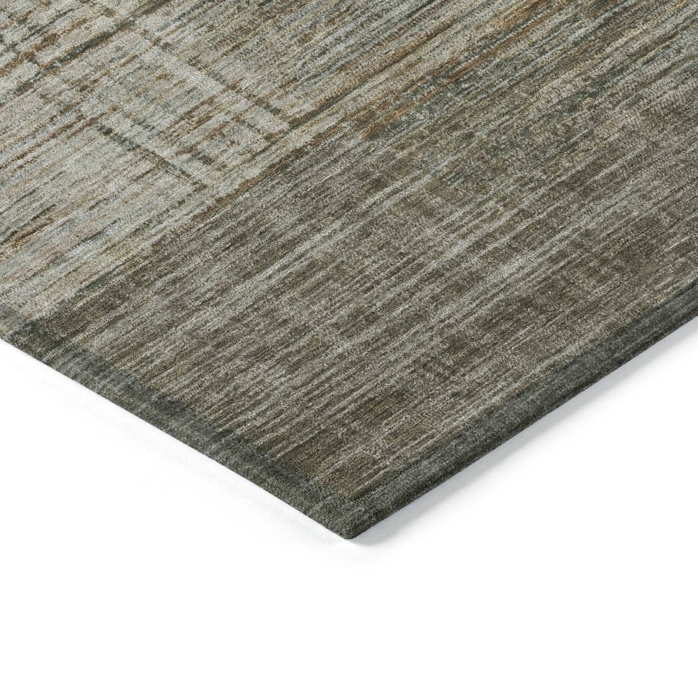 Machine Washable Indoor/Outdoor Chantille ACN2149 Pewter 9' x 12' Rug