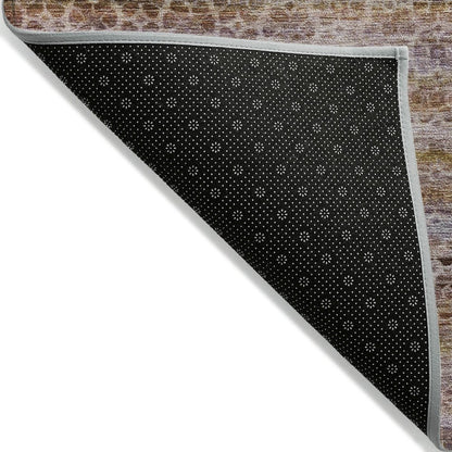 Machine Washable Indoor/Outdoor Chantille ACN2155 Khaki 9' x 12' Rug