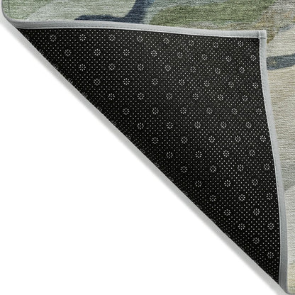 Machine Washable Indoor/Outdoor Chantille ACN2162 Denim 9' x 12' Rug