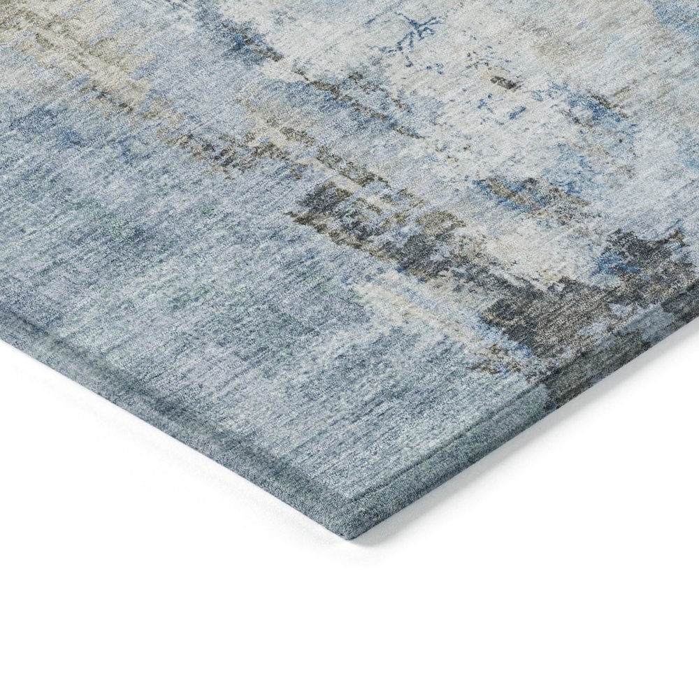 Machine Washable Indoor/Outdoor Chantille ACN2171 Blue 9' x 12' Rug