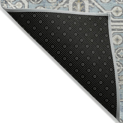 Machine Washable Indoor/Outdoor Chantille ACN2197 Sky 9' x 12' Rug