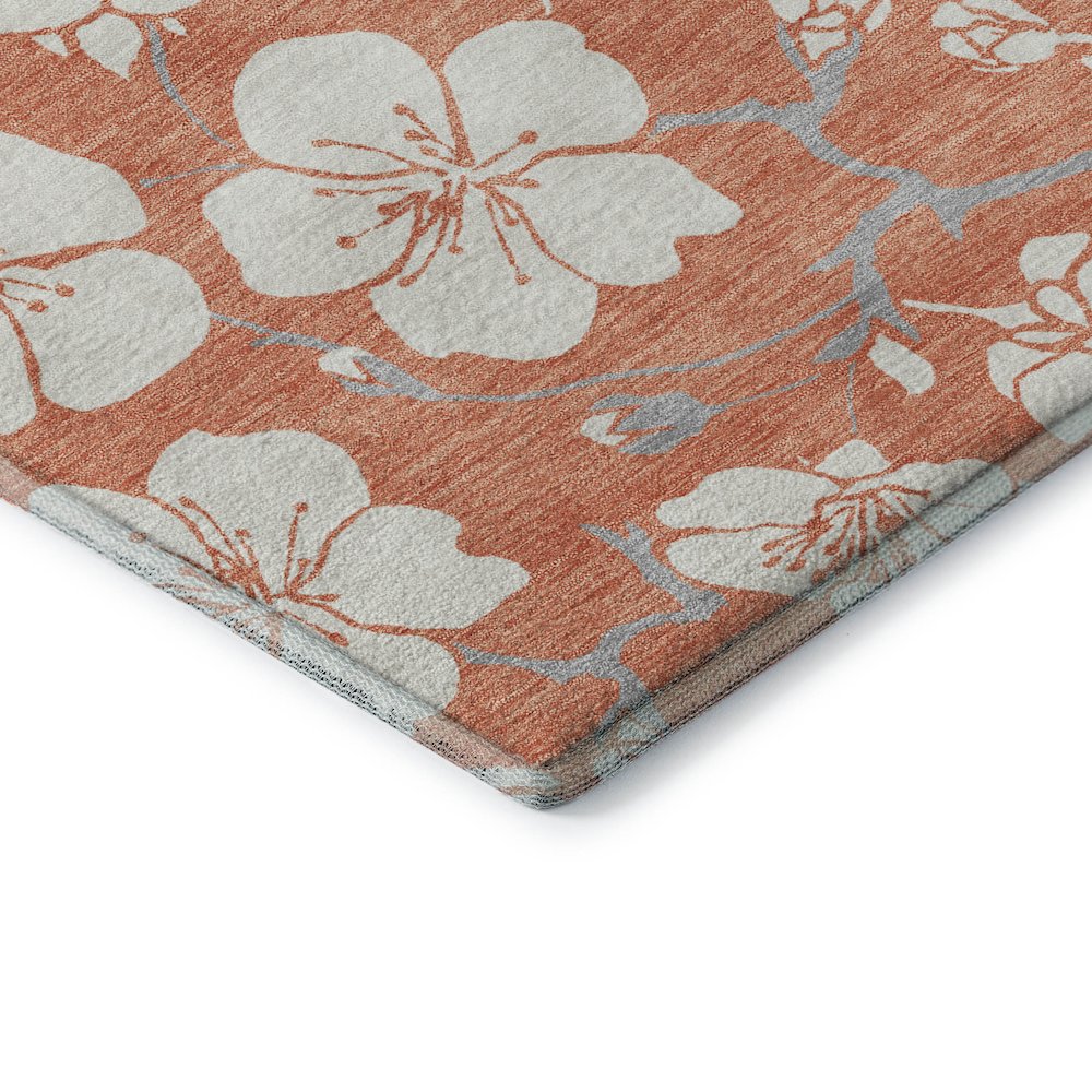 Premium Machine Washable Mayfield AMF1032 Coral 9' x 12' Rug