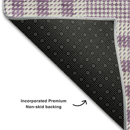 Premium Machine Washable Mayfield AMF1054 Purple 9' x 12' Rug