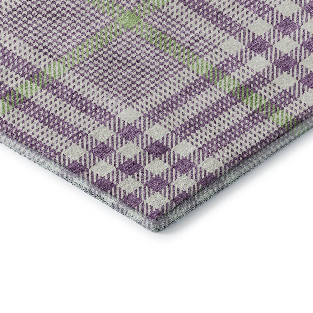 Premium Machine Washable Mayfield AMF1054 Purple 9' x 12' Rug