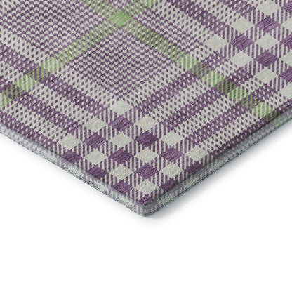 Premium Machine Washable Mayfield AMF1054 Purple 9' x 12' Rug