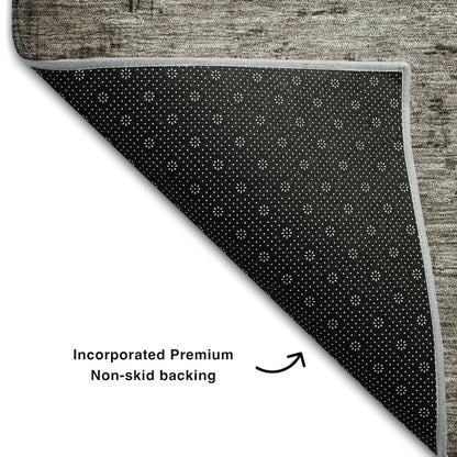 Premium Machine Washable Mayfield AMF1069 Chocolate 9' x 12' Rug
