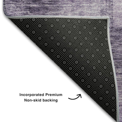Premium Machine Washable Mayfield AMF1139 Purple 9' x 12' Rug
