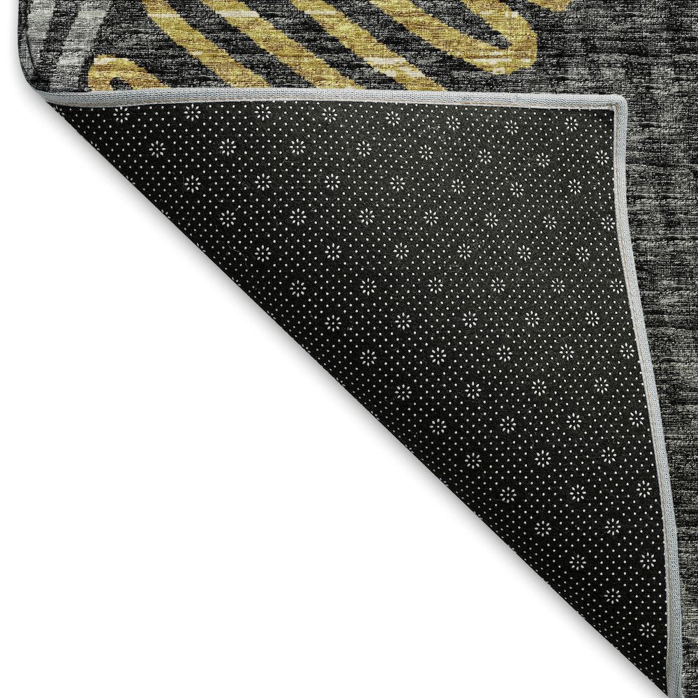 Premium Machine Washable Mayfield  Gray 9' x 12' Rug