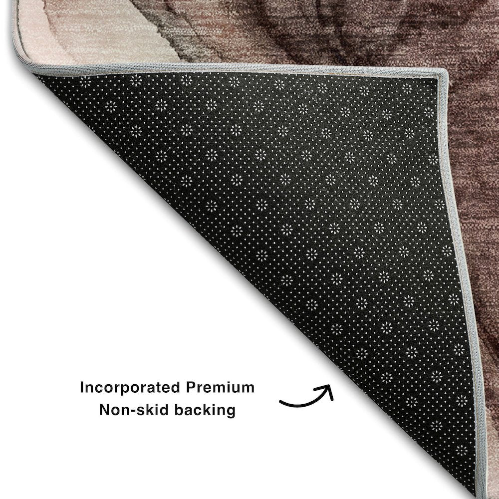 Premium Machine Washable Mayfield  Burgundy 9' x 12' Rug