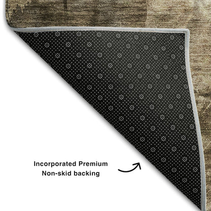 Premium Machine Washable Mayfield  Taupe 9' x 12' Rug